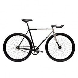State Bicycle Co Bike State Bicycle Co. Premium Fixed Gear / Fixie Bike, Contender II, Silver, 46cm
