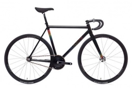 State Bicycle Co Road Bike State Bicycle Co. Unisex's A796201626988 The Undefeated II Edition-7005 Aluminum Premium Fixed Gear Bike 49cm, Black Prism Edition, 49 cm