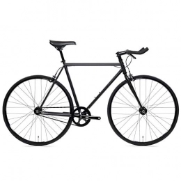 State Bicycle Co Road Bike State Bicycle Co. Unisex's The Matte Black Fixed Gear / Single Speed Bike, 46cm Bullhorn, 46 cm