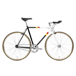 State Bicycle Co Bike State Bicycle Co. Unisex's Van Damme Fixed Gear / Single Speed Bike, 59cm Bullhorn, 59 cm