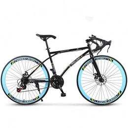Ti-Fa Road Bike Ti-Fa Men's And Women's Road Bicycles, 24-speed 26-inch Bicycles, Adult-only, High Carbon Steel Frame, Road Bicycle Racing, Double Disc Brake Bicycle