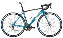 TORPADO Road Bike Torpado Racing Road Bike, Road Race, 10V Carbon, Size 49 (Black / Sky Blue)