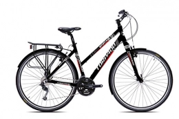 TORPADO Road Bike Torpado Sportage 28Inch Bikes Ladies 3X 7V Alu Size 44Black (Trekking) / Bicycle Sportage 28"Lady 3X 7S Alu Size 44Black (Trekking)