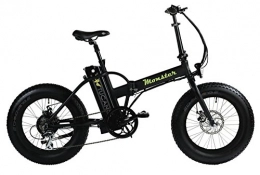 Tucano Bikes Road Bike Tucano Bikes Monster 20Folding Electric Bike Fat Bike 20with Integrated Battery LG and LCD Display with 9Levels of Help in Matt Black