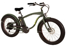 Tucano Bikes Road Bike Tucano Bikes Monster 26. E-Bikes 26 Motor: 1, 000W-48V Maximum Speed: 42km / h : 48V 12AH BATTERY (Green)