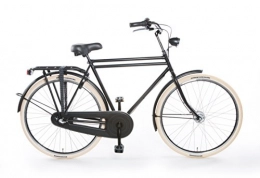 Tulipbikes Road Bike Tulipbikes, classic Dutch bike "Tulip 4", matt black, 3 speed Shimano, framesize 57cm