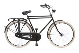 Tulipbikes Road Bike Tulipbikes, classic Dutch bike "Tulip 4", matt black, 7 speed Shimano, framesize 57cm