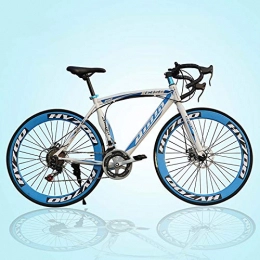TXX 26 inch 14-Speed Bicycle,The Bicycle Double Disc,The Paint Paste Scimitar Bicycle 70,Bicycle High Carbon Steel,Road Bike 70 Road Car/White Blue / 14 Speed