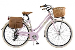Via Veneto By Canellini Bike Bicycle citybike CTB Woman Lady Girl Vintage Retro Via Veneto Aluminium (46, Rose)