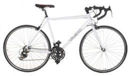 Vilano Road Bike Vilano Aluminum Road Bike 21 Speed Shimano, White, 58cm Large