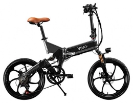 ULDAN Bike VIVO Fold Bike VF20H FOLDING ELECTRIC BICYCLE 20"ALUMINUM FRAME PEDAL ASSISTED