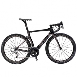 WJSW Bike WJSW Carbon Road bike Carbon bike Road Bicycle 22 Speed Racing bicycle Full Carbon frame with ULTEGRA 8000 Groupsets, Gray