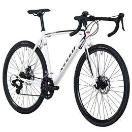 KS Cycling Bike Xceed Gravelbike 28 Inch White / Black RH 54 cm KS Cycling