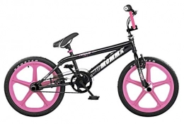 XN BMX Bike XN Skyway Freestyle Gyro BMX Bike - 20" Mag Wheels, Black / Pink