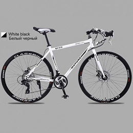 XSLY 700c Aluminum Alloy Road Bike 21 27and30speed Road Bicycle Two-disc Sand Road Bike Ultra-light Bicycle Portable Adult Variable Speed Dual Disc Brake Cycling Racing (Color : 30 speed WB)