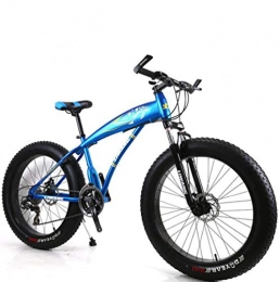 YAMEIJIA Bike YAMEIJIA Aluminum alloy mountain bike riding 24 / 26 inch variable speed Wide tire disc brake / 21-24-27 speed, Blue, 24inch21speed