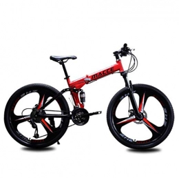 YAMEIJIA Bike YAMEIJIA Mountain bike riding 24 / 26 inch Variable speed dual shock reduction / 21-24-27 speed top match / foldable, Red, 24inch24speed