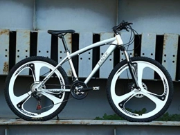 YAMEIJIA Bike YAMEIJIA Mountain bike riding 26 inch variable speed shock absorber disc brake / 21-24-27 speed, Silver, 26inch21speed