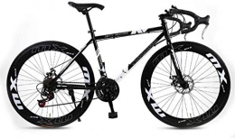 YANGSANJIN Road Bike YANGSANJIN 26 inch Road Mountain Bike / Bicycles, 24 Speed Disc brakes Front and Rear, for Women Men Adult Suitable for height: 160-185cm