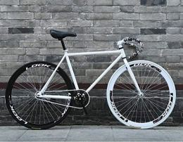 yipin Bike yipin Carbon Steel Fixed Gear Bicycle with Explosion-Proof Solid Tires, for Sports and Racing