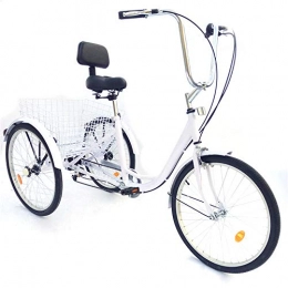 YIYIBY Bike YIYIBY city bicycles adult tricycle, tricycle for adults, tricycle, adult bicycle for senior bike, for shopping, adjustable 24 inches, 3 wheels, 6 speed.