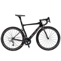 YQGOO Bike YQGOO Carbon Road bike Carbon bike Road Bicycle 22 Speed Racing bicycle Full Carbon frame with ULTEGRA 8000 Groupsets, Gray