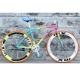 YXWJ Road Bike YXWJ 2020 Cool Rainbow New Bike 26" Wheels, Aluminum Frame, Suspension Fork, Unisex Excursion Mountain Bike 26 Inches MTB Bicycle For Adult