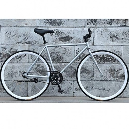 YXWJ Road Bike YXWJ 26 Inches Bicycle Road Bike Bicycles Dual Disc Brakes Peed Bicycle Bend Handle Double Disc Brake Aluminum Road Bicycle Male And Female Bike