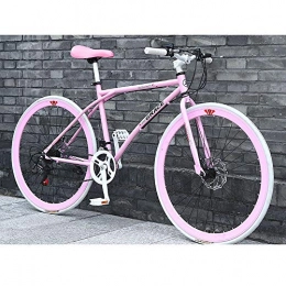 YXWJ Bike YXWJ High Carbon Steel Lady Bike 24 / 26 Wheel Adult Spoke Wheel Mountain Bicycle 24 Speed Mountain Bicycle (Size : 24 inches)