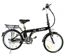 Zipper Bikes Road Bike Z2 Compact Folding Electric Bike 20" - Onyx Black