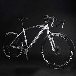 ZGYZ 26 Inch Road Bike,27 Speed Derailleur System Road Bicycle,Gears Dual Disc Brake Bicycles,Adult Variable Speed Bikes
