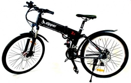 Zipper Bikes Road Bike Zipper Bikes Z4 21-Speed Folding Electric Mountain Bike 26" - Black