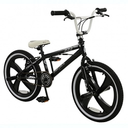 Zombie Road Bike Zombie 20" Terror BMX BIKE - Bicycle in WHITE & BLACK with Mag Wheels (Boys)