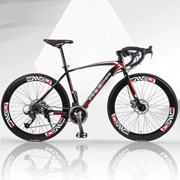 ZRN Bike ZRN Mountain Bikes, Road Bike, High-carbon Steel, Racing Bike 27 Speed, Derailleur System and Mechanical Double Disc Brake