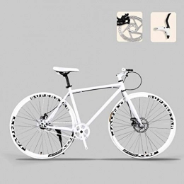 ZTYD Road Bike ZTYD Road Bicycle, 26 Inch Bikes, Double Disc Brake, High Carbon Steel Frame, Road Bicycle Racing, Men's And Women Adult, F