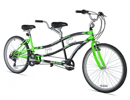 Kent Bike Kent Northwoods Dual Drive Tandem Bike, 26-Inch, Green / Black