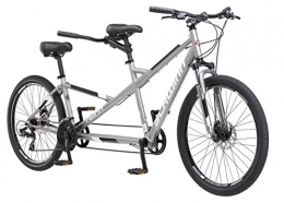 Schwinn Bike Schwinn Twinn Tandem Large Bicycle, 26" Wheels, Grey