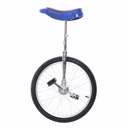  Unicycles 16 / 20 / 24 Inch Unicycle For Big Kids / Adults / Men / Women, Anti-Skid Alloy Rim Fitness Exercise Pedal Bike With Adjustable Seat, Best Birthday Gift (Size : 20") Durable