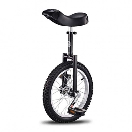 HYQW Unicycles 16 Inch Wheel Unicycle Leakproof Butyl Tire Wheel Cycling Outdoor Sport Fitness Exercise Health, Single Wheel Balance Bike, Travel, Acrobatic Car, Black