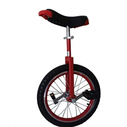 JHSHENGSHI Bike 16 Inches Bold Aluminum Alloy Alloy Rim Wheel Unicycle - With Height-adjustable Seat Adult's Trainer Unicycle - Strong And Durable Exercise Bike Bicycle - For Children With 1.2-1.4 Meters 16