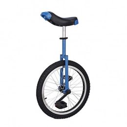AHAI YU Unicycles 16inch / 18inch / 20inch Unicycles, Skid Proof Mountain Tire Blue Boys Balance Bike, For Adults Kid Outdoor Sports Fitness Exercise, Height Adjustable (Size : 16IN(40.5CM) WHEEL)