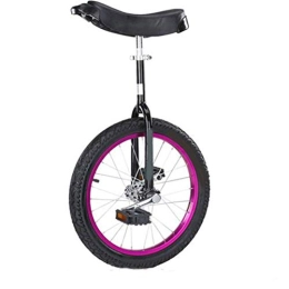  Unicycles 18 Inches Aluminum Alloy Lock Wheel Unicycle - High-Quiet Bearings Wheel Trainer Unicycle - With Anti-Slip Knurled Saddle Tube Exercise Bike Bicycle - For Beginners 18 Inch Red Durable