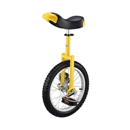 Braiton Bike 20 Inch Wheel Unicycle Leakproof Butyl Tire Wheel Cycling Outdoor Sports Fitness Exercise Health for Adults Kids Men Teens Boy Rider, Mountain Outdoor, Yellow