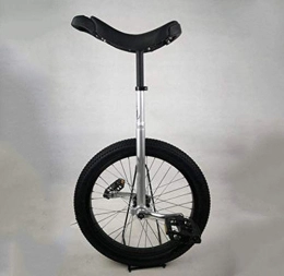 JHSHENGSHI Unicycles 20 Inchs Ergonomic Design Wheel Unicycle - With Nylon Non-slip Pedals Wheel Trainer Unicycle - Sturdy Steel Frame, Aluminum Alloy Seat Tube And Crank Exercise Bike Bicycle - For Beginners Br