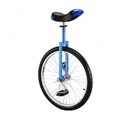 24 Inch Unicycles for Adults Kids - [ Strong Manganese Steel Frame ], Unicycles, Uni Cycle, One Wheel Bike for Adults Kids Men Teens Boy Rider, Mountain Outdoor,Blue