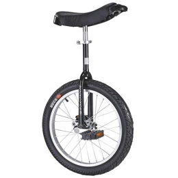 WYFX Bike 24inch / 20inch Unicycles for Adults / Big Kid / Teens, 18inch / 16inch Unicycles for Kids / Boys / Girls, One Wheel Balance Bike with Heavy Duty Steel Frame (Color : Black, Size : 20")