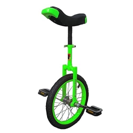 FMOPQ Unicycles 24inch Adult / Big Kids Unicycle Beginners / Teenagers / Mom / Dad Outdoor Balance Cycling Heavy Duty Frame Colored Tire Wheel Safe Comfortable (Color : Green)