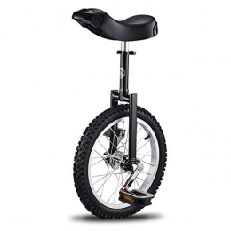 AHAI YU Unicycles 24inch Wheel Adults Beginner Trainer Unicycle, Outdoor Sport Exercise Balance Cycling, Leakproof Butyl Tire, Free Stand Bike (Color : BLACK)