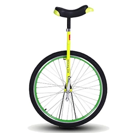 FMOPQ Unicycles 28" Adults Big Wheel Unicycle Unisex Adult / Trainer / Big Kids / Mom / Dad / Tall People Balance Cycling Bike Heavy Duty Steel Frame Load 150kg (Color : Yellow)