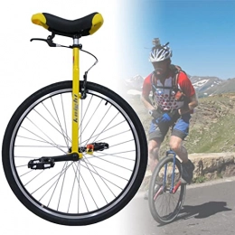 HWBB Unicycles 28 Inch Oversized Wheel Unicycle for High Speed Cycling / Road Travel, Applicable for User Height Over 5ft / 150 Cm (Color : Gold)